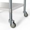 Koolmore 30'' x 36'' 18-Gauge 304 Stainless Steel Commercial Work Table with Casters CT3036-18C - alternate 3
