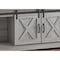 Homeroots 59in Gray Cabinet Enclosed Storage TV Stand 490376 - alternate 2
