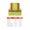 Ergodyne Vest, 8230Z HI-VIS, CLASS 2, LIME, L/XL 21325 - alternate 2