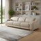 Homeroots 103" Beige Italian Leather Reclining USB Sofa 632895 - alternate 2
