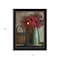 Homeroots Basket and Blossoms Black Framed Print Wall Art 415278 - alternate 2