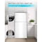 Black&Decker 20.1 cu. Ft. Top Mount Refrigerator / Freezer-White BR2010JW - alternate 2