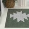 Jonathan Y Chayton Minimalist Geometric Non-Slip Machine-Washable Dark Green/Light Gray 8 ft. x 10 ft. Area Rug WSH110C-8 - alternate 2