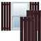 Ekena Millwork True Fit PVC, Four Board Spaced Board-n-Batten Shutters, Wine Red , 23W x 74H, PR TFP101SBF23X074WR - alternate 1