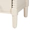 Baxton Studio Braith Farmhouse Ivory Spindle Wood 5-Drawer Chest 258-14247-ZORO - alternate 3