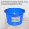 Tuff Stuff Products SRNBL 5 qt. Round Bucket; Blue SRNBL - alternate 2