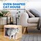 Simple Deluxe FluffyDream Oven Cat Scratcher Board - Durable Lounge Bed for Cats - Indoor Scratch Pad and Play Ho GLOWPTSCRAOVEN01 - alternate 2