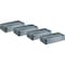 Genuine Joe Space-saving Container Swing Lid, Gray, 20.3" W/Dia, 4 PK GJO02343CT - alternate 1