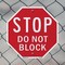 Signmission Stop Do Not Block, 6 inch X 6 inch, Plastic Sign, 2PK OC-P-2PACK-6-206 - alternate 2