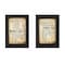 Homeroots Set Of Two Parents Black Framed Print Wall Art, 2PK 405639 - alternate 1