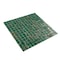 Apollo Tile Celestial 12inx12in Glossy Lincoln Green and Gold Glass Mosaic Wall and Floor Tile 20 sqft/cs, 10PK APLST88GN417A - alternate 2