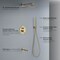 Kibi Circular Pressure Balanced 3-Function Shower System, Rough-In Valve KSF404BB - alternate 2