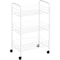 Rubbermaid White 3-Tier Wheeled Storage Cart 2149484 - alternate 2