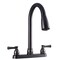 Dura Faucet Used For Kitchen Single Piece 8 Deck Mount 15 Pull Down Spout 2 Teapot Designer Handle DF-PK350L-VB - alternate 1