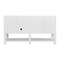 James Martin Vanities Breckenridge 60" Single Vanity, Bright White, w/ 3 CM Siberian Silestone Top 330-V60S-BW-3SFR - alternate 2