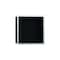 Hansgrohe Individual Wall Niche Matte Black w/ Design Frame 12"x 12"x 4" in Brushed Stainless Steel 56098800 - alternate 1