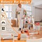 Wrightmaster 11 ft. Aluminum Multi-Position Ladder w/ Wheels and Stabilizer Bar, 330 lbs. Load Capacity, Orange ZOR-11FT-OR - alternate 3