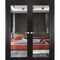 Sartodoors Solid French Double Doors, Lucia 1299 Matte Black, Wood Solid Panel Frame Trims, Closet Bedroom S LUCIA1299DD-BLK-64 - alternate 1