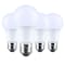 Satco 9.8 Watt LED A19 5000K CCT Medium Base Plastic 120 Volt, 4PK S14362 - alternate 1
