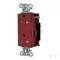 Hubbell Wiring Device-Kellems Straight Blade Receptacle, 5-20R, 20 A, 125V AC, 2 Pole, 3 Wire, Surface Mount, Grounded HBL2182STRTR - alternate 2