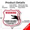 Signmission Alligator Warning Shield Sign Warning Al, 12 inch X 12 inch, Aluminum Metal Sign, 2PK SHI-A-2PACK-12-359 - alternate 2