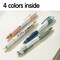 Deli Arris Retractable Ballpoint 0.7mm, Assorted Ink, Soft Grip, 12PK EQ18-BL - alternate 3