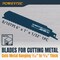 Powertec 7 pcs Reciprocating Saw Blades Set, Metal & Woodcutting Sawzall Blades Assortment for Plumbing Work 14403 - alternate 2