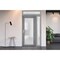 Vdomdoors Front Exterior Prehung FiberGlass Door Frosted Glass / Manux 8102 Grey Ash / Sidelight and Transom MANUX8102EXD-SS-W36+16 x H80+14-LH - alternate 2