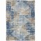 Homeroots 5' X 8' Navy Blue And Beige Geometric Washable Indoor Outdoor Area Rug 632006 - alternate 3