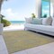 Homeroots 10' X 14' Gold And Ivory Geometric Washable Indoor Outdoor Area Rug 598745 - alternate 4