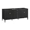 James Martin Vanities Myrrin 72" Vanity, Carbon Oak, w/ 3 CM Siberian Silestone Top 485-V72-CBO-3SFR - alternate 2