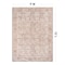 World Rug Gallery Terracotta Floral Washable Rug - Allover Pattern, Flat Pile 9 ft x 12 ft WR175MULTI9X12 - alternate 2