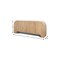Homeroots 72in Natural Solid Wood Ribbed Texture Sideboard With Four Doors 611026 - alternate 2