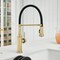 Blanco Empressa Semi-Pro 1.5 GPM, Satin Gold 442982 - alternate 3