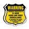 Signmission 24 Hour Surveillance Shield Sign Warning, 12 inch X 12 inch, Vinyl Decal, 2PK SHI-D-2PACK-12-354 - alternate 1