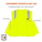 Ergodyne Lime FR Vest, 4XL/5XL 8263FRHL - alternate 2