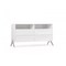 Homeroots 61" White Manufactured Wood Four Drawer Double Dresser 473091 - alternate 3