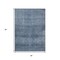 Homeroots 3' X 5' Blue And Ivory Geometric Washable Indoor Outdoor Area Rug 630489 - alternate 2