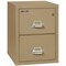 Fireking 2 Drawer, 1 Hr Fire & impact rated, 25" depth Letter Sand 2-1825-CSA - alternate 1