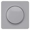 Siemens DELTA profil silver Cover plate for dimmer with rotary knob 65x 65 mm 5TC8906 - alternate 1