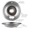 Range Kleen Steel Drip Bowls 8 in. W 126ABULK12 - alternate 3