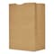 General Paper Bags, 75 lbs Cap., 1/6 BBL, 12"w x 7"d x 17"h, Kraft, PK400 80080 - alternate 2