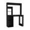 Homeroots 39" Black Computer Desk 535150 - alternate 2