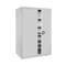 Sandusky Lee Shelving Storage Cabinet, 72 in H, 46 in W, 24 in D, Recessed Pull, Keyed, Gray, 4 Shelves EA4R462472-05 - alternate 2