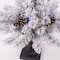 Celebrations 2 ft. Full LED 35 ct Snowy Color Changing Porch Bush 09-04001A - alternate 2