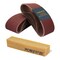 Powertec Sanding Belt Assortment, 3inx21in, A/O, 5 EA of 40/80/120/240 Grit, 20PK & Abrasive Cleaning Stick 110452N - alternate 1
