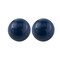 Homeroots Set Of 2 Blue Aluminum Decorative Spheres 3', 2PK 383770 - alternate 1