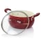 Oster Corbett 8 Piece Nonstick Aluminum Cookware Set in Red 94244.08 - alternate 2