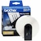 Brother Printer Label, Black/White, Labels/Roll: 400 DK1208 - alternate 1