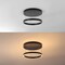 Jonathan Y Jense 23.75" Minimalist Modern Metal Adjustable Dimmable Ring Integrated LED Pendant, Black JYL7151A - alternate 2